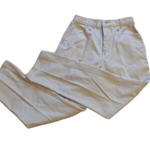 Vintage Ozark Mountain Bareback Western Jeans high rise pinch waist cream 11